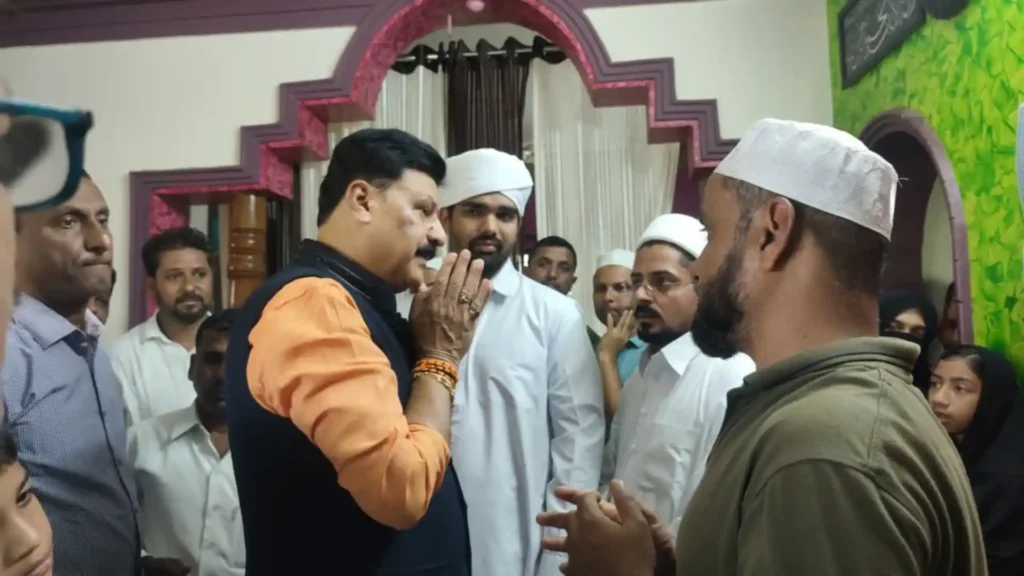 MLA Belur Gopalakrishna visited Tameem family to offer condolences?
