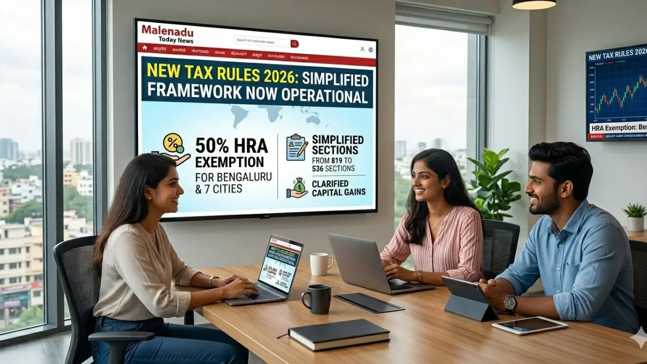 ದೇಶದಲ್ಲಿ ಏಪ್ರಿಲ್ 1ರಿಂದ ಹೊಸ ಆದಾಯ ತೆರಿಗೆ ಯುಗ ಆರಂಭ