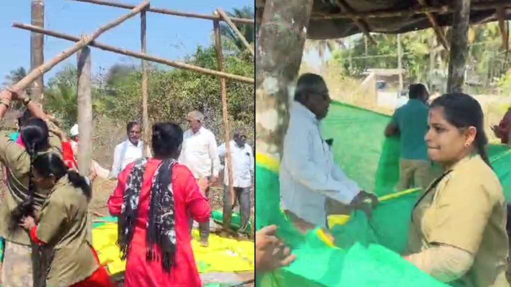 Ripponpet Land Encroachment Cleared Two Groups Clash and Hospitalized when did the Gram Panchayat conduct the clearance drive,