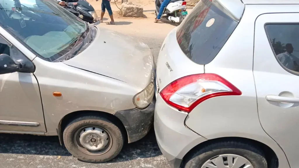 Series Accident Near BH Road Shimoga