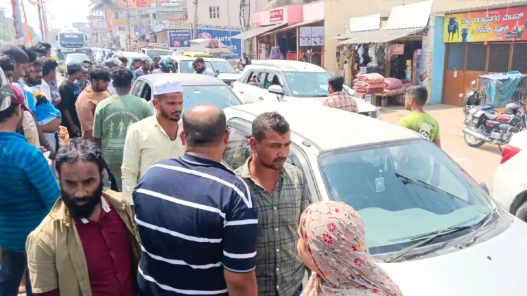 Series Accident Near BH Road Shimoga