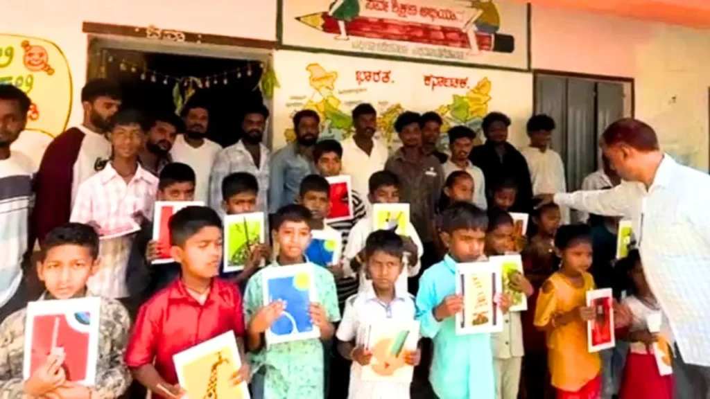 ಕುರಿ ಮೃತಪಟ್ಟಿದ್ದಕ್ಕೆ ತಿಥಿ ಕಾರ್ಯ: ಶಾಲಾ ಮಕ್ಕಳಿಗೆ ಭೋಜನ ಬಡಿಸಿ ಮಾನವೀಯತೆ ಮೆರೆದ ಮಣಿ