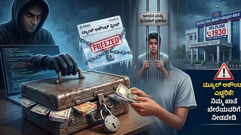 Shivamogga SP Warns Against Mule Account Scams