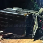 Thar Jeep Overturns Near Sigandur Bridge