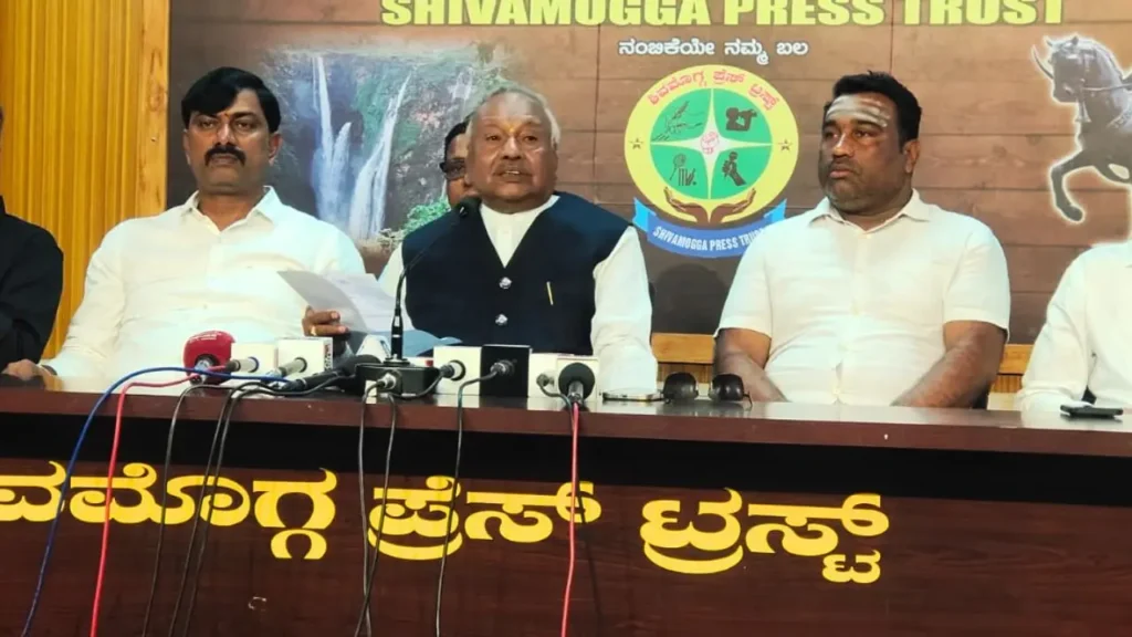 Eshwarappa Slams Pro-Iran Protests
