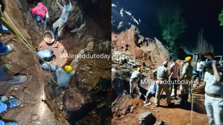 3 Workers Dead in Landslide During Hulikal Ghat Road Construction ಹುಲಿಕಲ್ ಘಾಟಿಯ ರಸ್ತೆ ಕಾಮಗಾರಿ ವೇಳೆ ಸಂಭವಿಸಿದ ಭೀಕರ ಮಣ್ಣು ಕುಸಿತದಲ್ಲಿ ಸೂಪರ್ವೈಸರ್ ಸೇರಿದಂತೆ 3 ಕಾರ್ಮಿಕರು ಮೃತಪಟ್ಟಿದ್ದಾರೆ.