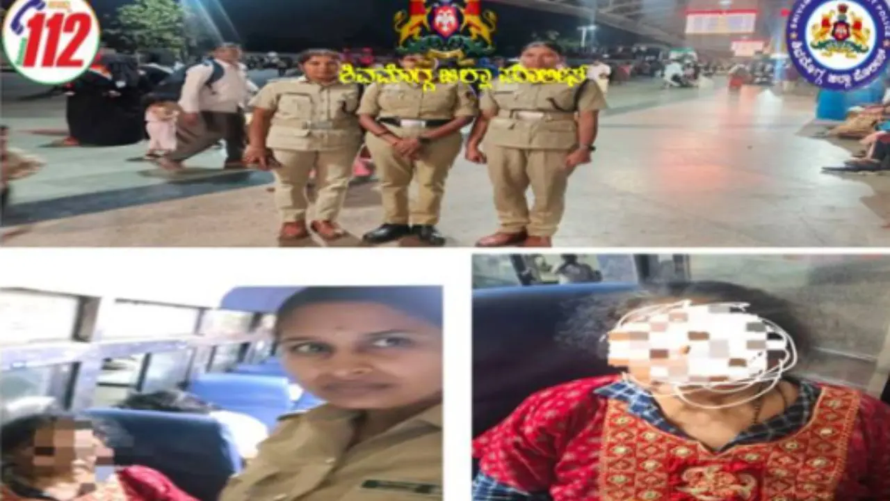ಅಶಕ್ತ ಮಹಿಳೆಗೆ ಆಸರೆಯಾದ ಶಿವಮೊಗ್ಗದ ಅಕ್ಕ ಪಡೆ: ಮಾನವೀಯತೆ ಮೆರೆದ ಪೊಲೀಸ್ ತಂಡ