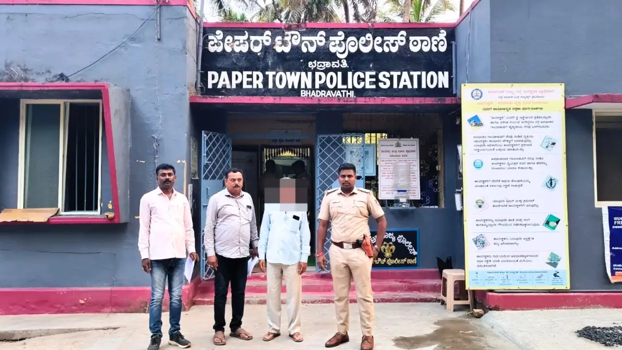 ಭದ್ರಾವತಿ: 40 ವರ್ಷಗಳಿಂದ ತಲೆಮರೆಸಿಕೊಂಡಿದ್ದ ಆರೋಪಿ  ಪೊಲೀಸರ ಬಲೆಗೆ!