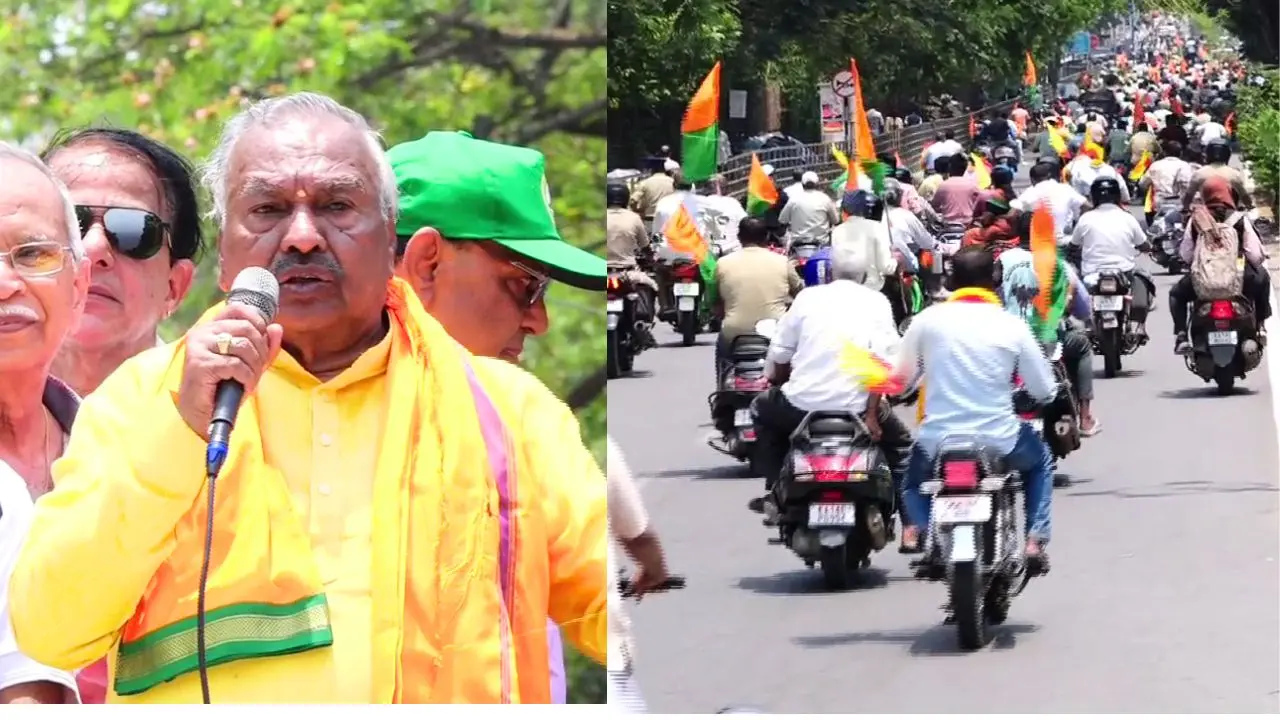 ಶಿವಮೊಗ್ಗದಲ್ಲಿ ಶರಾವತಿ ಕಿಚ್ಚು, ನೂರಾರು ವಾಹನಗಳ ಬೃಹತ್ ಜಾತ; ಸರ್ಕಾರಕ್ಕೆ ಈಶ್ವರಪ್ಪ ನೀಡಿದ ಎಚ್ಚರಿಕೆ ಏನು?