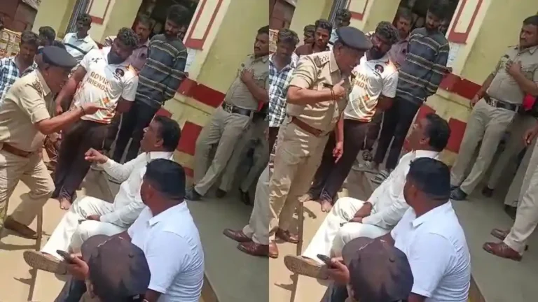 Protest In Front Of Sagara town Police Station Over Delay In Registering Accident Case ಸಾವಿನ ವಿಚಾರಕ್ಕೆ ಸಾಗರ ಟೌನ್ ಸ್ಟೇಷನ್ನಲ್ಲಿ ಪೊಲಿಟಿಕ್ಸ್ Vs ಪೊಲೀಸ್
