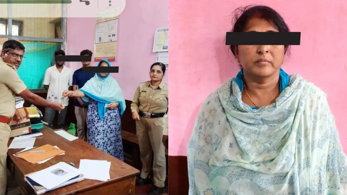 ಸಾಗರ ಬಸ್ ನಿಲ್ದಾಣದಲ್ಲಿ ಚಿನ್ನದ ಸರ ಕಳ್ತನ! ಮೈಸೂರು ಜಿಲ್ಲೆ ಹುಣಸೂರು ಮಹಿಳೆ ಅರೆಸ್ಟ್​ ,Sagara theft case Hunsur woman arrested