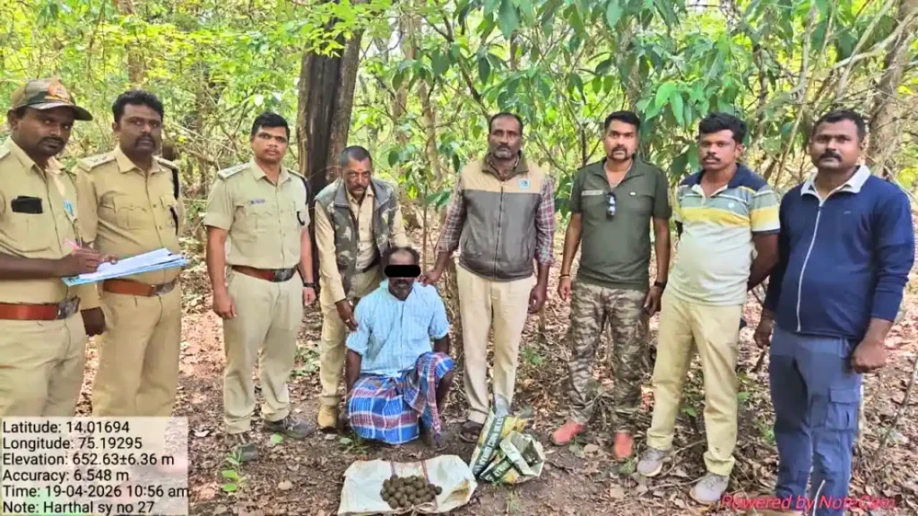 Shimoga Forest Dept Seizes 45 Crude Bombs