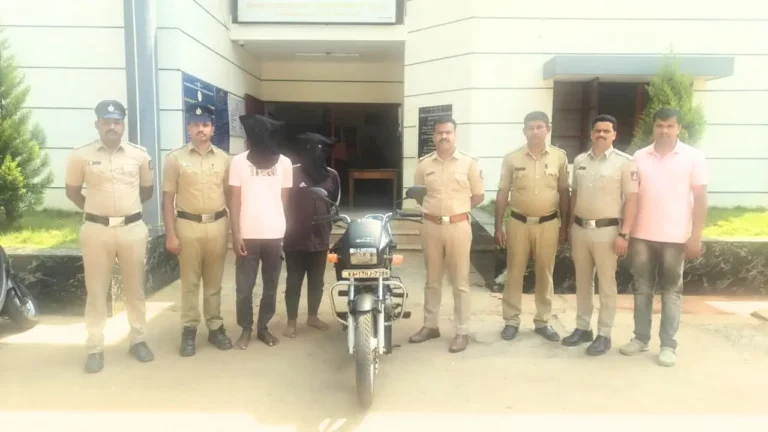 Shivamogga Rural Police Arrest Chain Snatchers