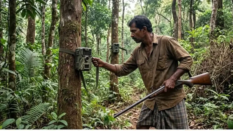 Tiger Census Cameras Stolen in Kargal story ಕಾಣೆಯಾಗ್ತಿವೆ ಹುಲಿ ಹಿಡಿವ ಕ್ಯಾಮೆರಾ! ವಾರದಲ್ಲಿ 2 ಲಕ್ಷ ಲಾಸು! ಮಲ್ನಾಡ್ ಕಾಡಿನ ಕಥೆಗೆ ಹೊಸ ವಹಿವಾಟಿನ ಟ್ವಿಸ್ಟು!