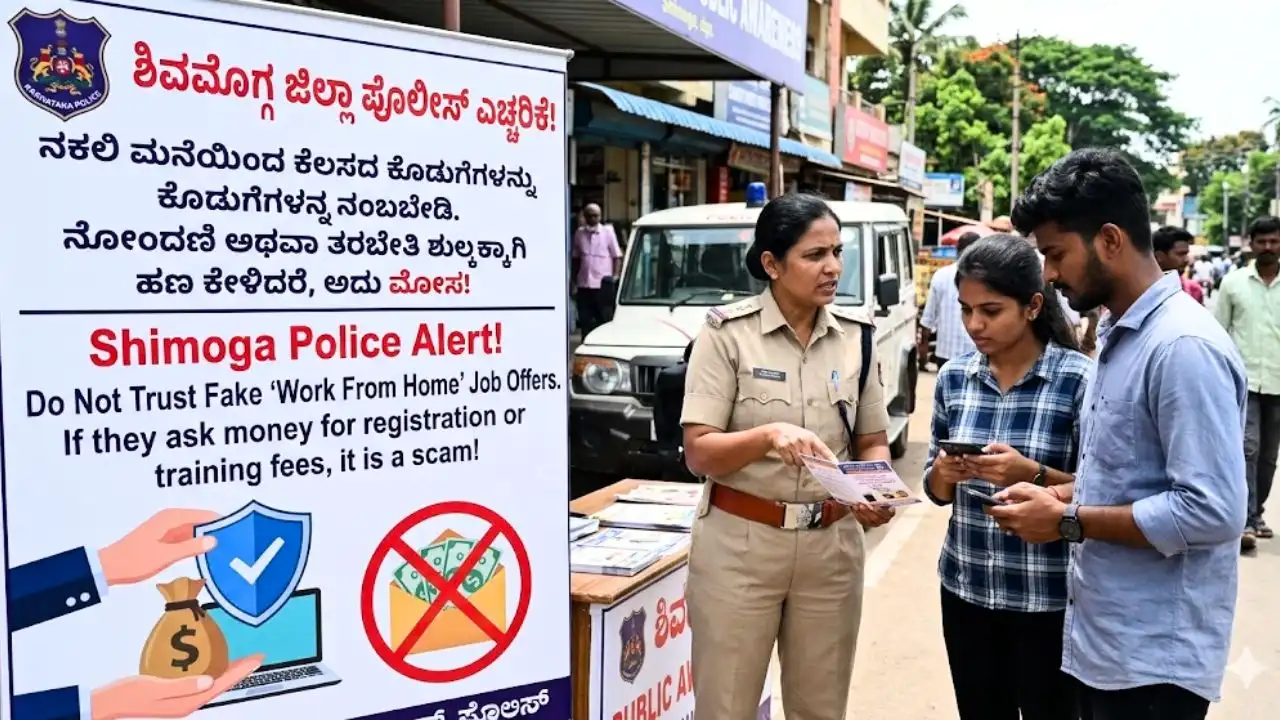 ವರ್ಕ್​​​ ಫ್ರಂ ಹೋಮ್​​ ಬಗ್ಗೆ ಪೊಲೀಸ್​​ ಇಲಾಖೆಯಿಂದ ಎಚ್ಚರಿಕೆ, ತಕ್ಷಣ ಈ ನಂಬರ್​ಗೆ ಕರೆ ಮಾಡಿ