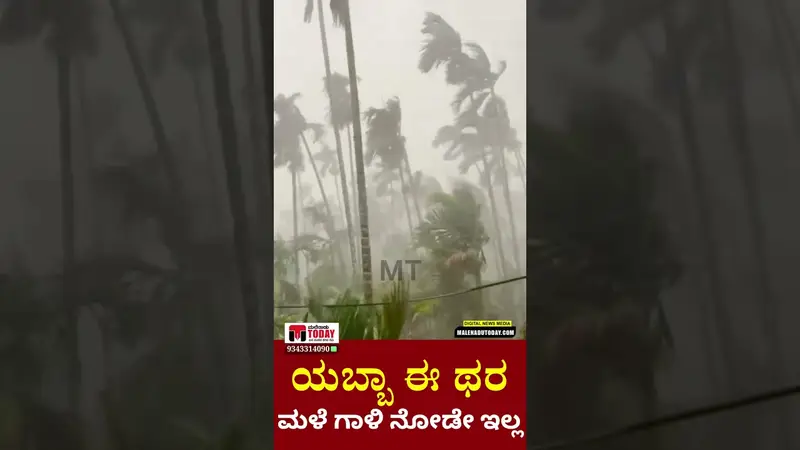 ಅಬ್ಬಬ್ಬಾ! ಮಲೆನಾಡಿನಲ್ಲಿ ಯಾವತ್ತೂ ಈ ಥರ ಮಳೆ ಗಾಳಿ ನೋಡಿಲ್ಲ!