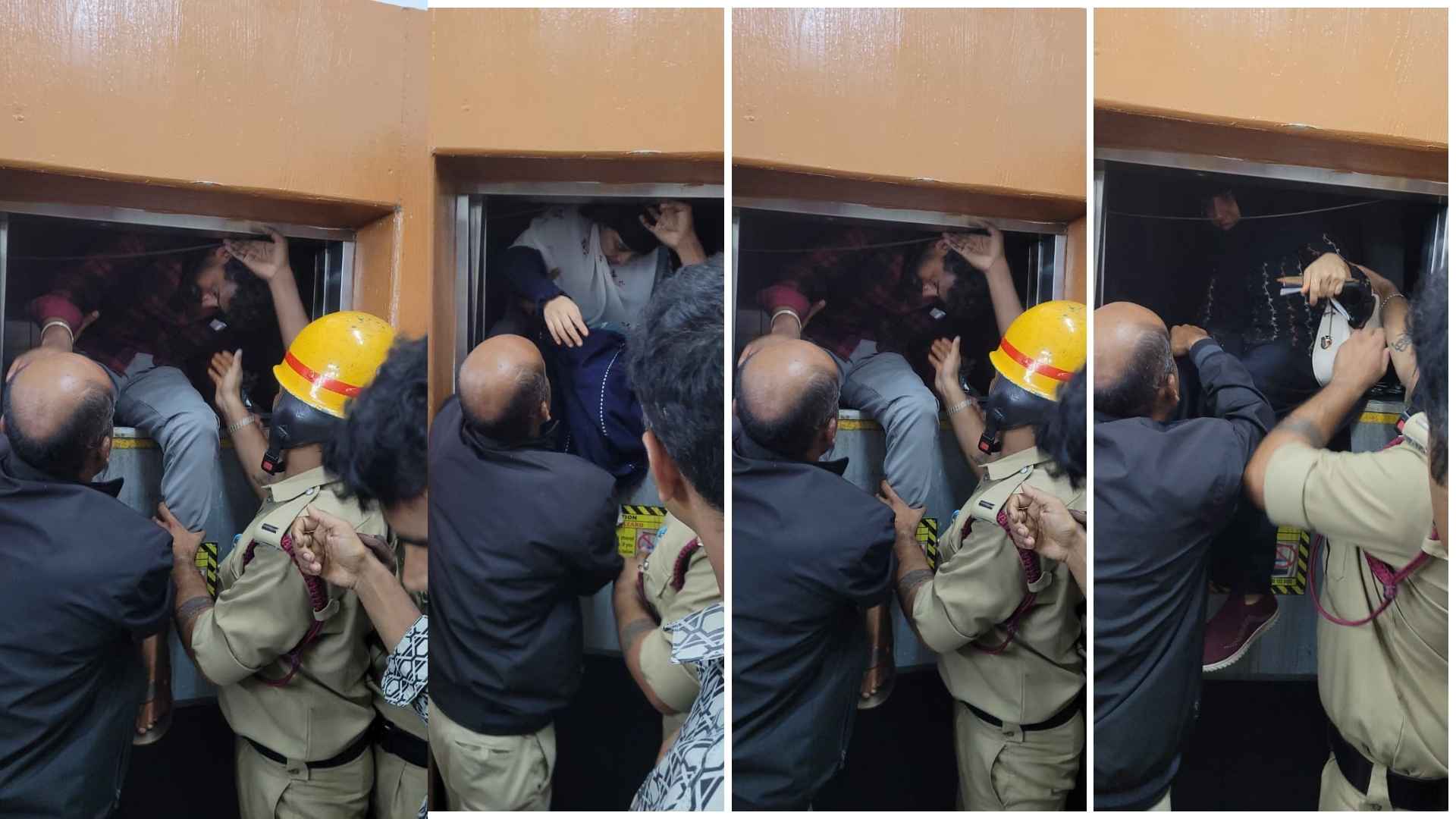 ಸ್ಟಕ್ ಆದ ವಿಶಾಲ್ ಮಾರ್ಟ್​ ಲಿಫ್ಟ್​ನಲ್ಲಿ ಸಿಲುಕಿದ್ದ 9 ಮಂದಿಯನ್ನ ರಕ್ಷಿಸಿದ ಶಿವಮೊಗ್ಗ ಅಗ್ನಿಶಾಮಕ ದಳ! ಕಾರ್ಯಾಚರಣೆ ದೃಶ್ಯ ನೋಡಿ!