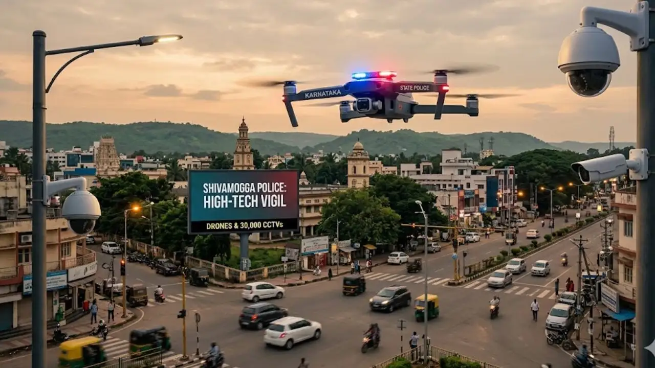 ಶಿವಮೊಗ್ಗದ ಮೇಲೆ ಮೂರನೇ ಕಣ್ಣು: ಅಕ್ರಮ ಚಟುವಟಿಕೆಗಳಿಗೆ ಡ್ರೋನ್ ಹಾಗೂ ಸಿಸಿಟಿವಿ ಬ್ರೇಕ್!