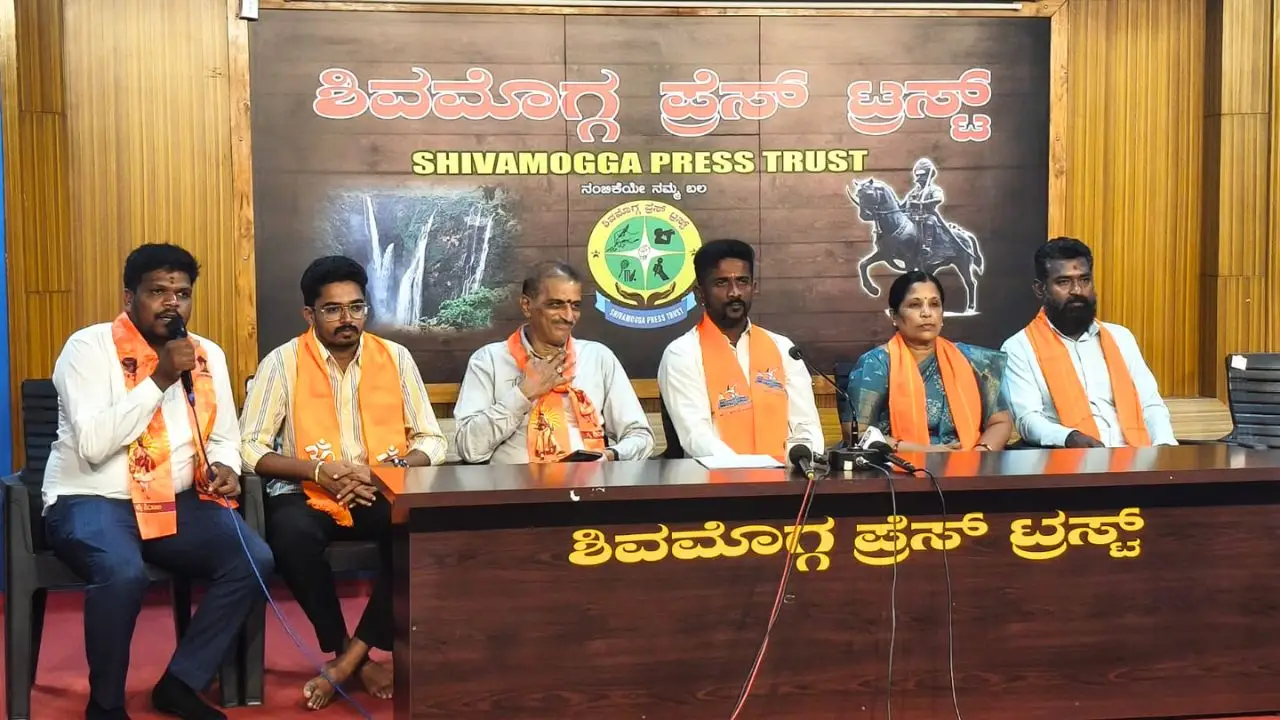 Hijab Row VHP Distribute Saffron Shawls in Schools