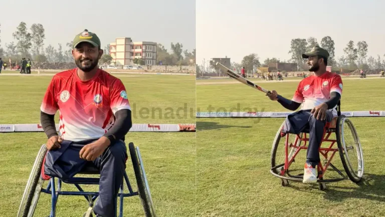 Shivamogga Ranjan Selected for Wheelchair Cricket