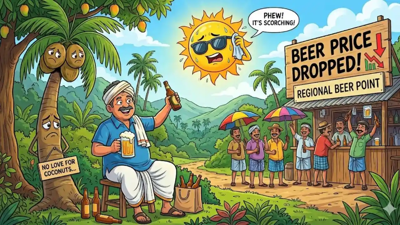 ಓಯ್ ಸೆಕೆ ಜಾಸ್ತಿ ಅಂತ ಈತರ ಬಿಯರ್ ಕುಡಿಯೋದನ್ರ: 3 ತಿಂಗ್ಳಲ್ಲಿ ತೀರ್ಥಳ್ಳಿಲಿ ಬೀರ್ ಸೇಲ್ ಆಗಿದ್ ಎಸ್ಟ್ ಗೊತ್ತನ್ರ? 1 Thirthahalli Beer Sales Hit Record High