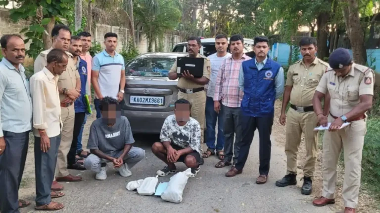 Shimoga Ganja Bust Two Arrested