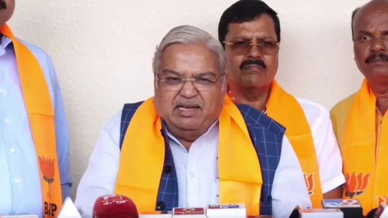 Govind Karjol Slams Congress Govt in Shimoga