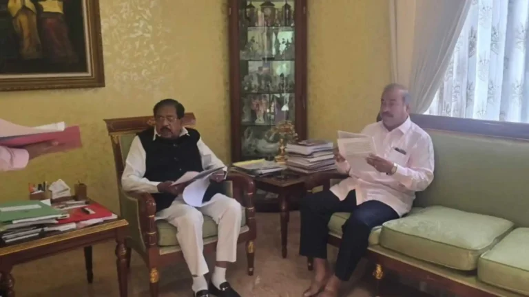 MLA Channabasappa Submits Memorandum to Deputy CM