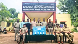 Shikaripura Police Solve House Burglary Case Accused Arrested