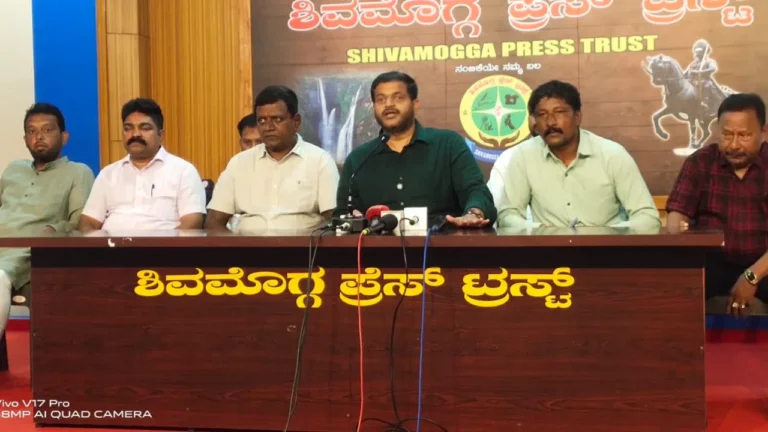 Shimoga Congress Leader HC Yogish Slams MP