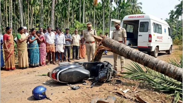 Worker Dies as Areca Tree Crushes Him in Thirthahalli