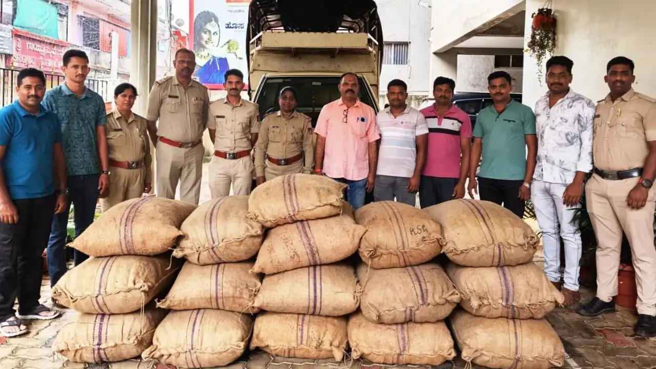 ತೀರ್ಥಹಳ್ಳಿ: 8 ಮೂಟೆ, 4 ಲಕ್ಷದ ಮಾಲು, ಒಂದೇ ತಿಂಗಳಲ್ಲಿ ಗಾಡಿ ಸಮೇತ ಇಬ್ಬರು ಅರೆಸ್ಟ್, ಏನಿದು ಪ್ರಕರಣ 1 Thirthahalli Arecanut Theft Case Solved