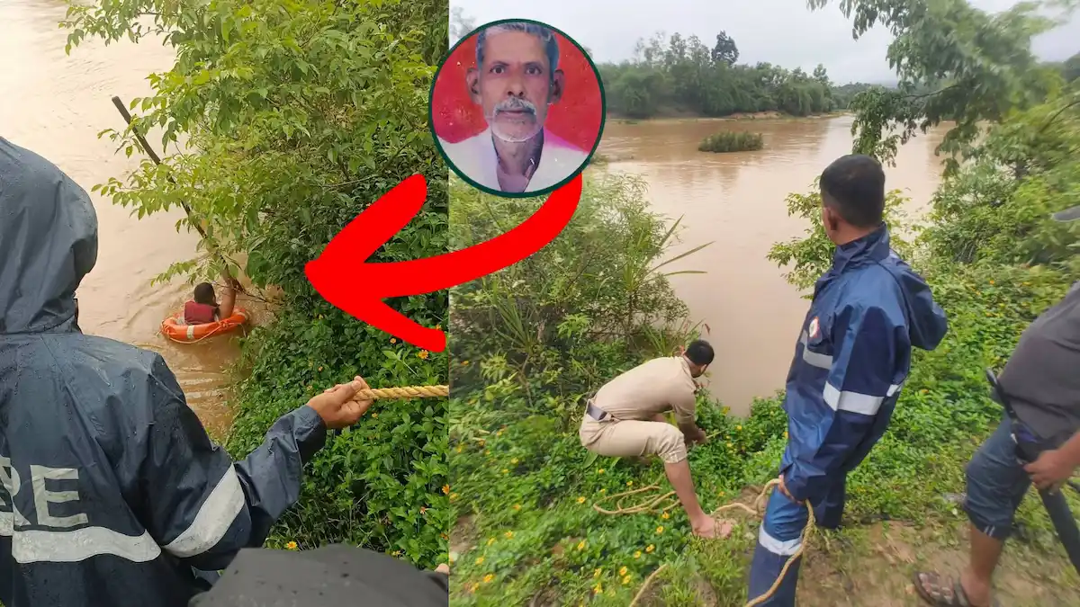 65 Year Old Man Suspected Washed Away in Malathi River Near Agumbe