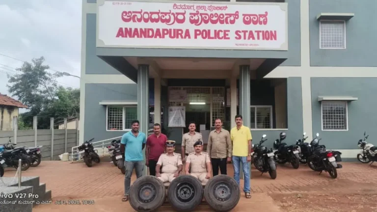 Anandapura Tyre Thief Arrested