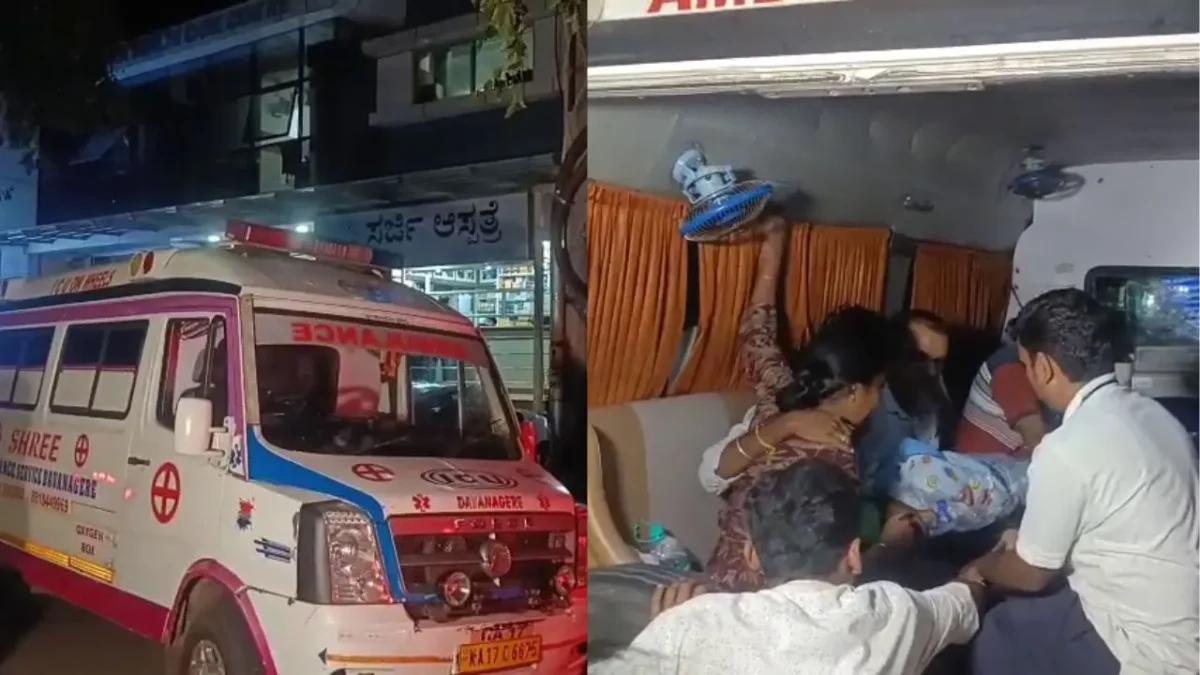 ಶಿವಮೊಗ್ಗ : ಚಿಕಿತ್ಸೆಗೆ ಮಣಿಪಾಲ್ಗೆ ಕರೆದೊಯ್ಯುತ್ತಿದ್ದ ವೇಳೆ 3 ತಿಂಗಳ ಮಗು ಸಾವು 1 Baby Dies En Route to Manipal After Breakdown