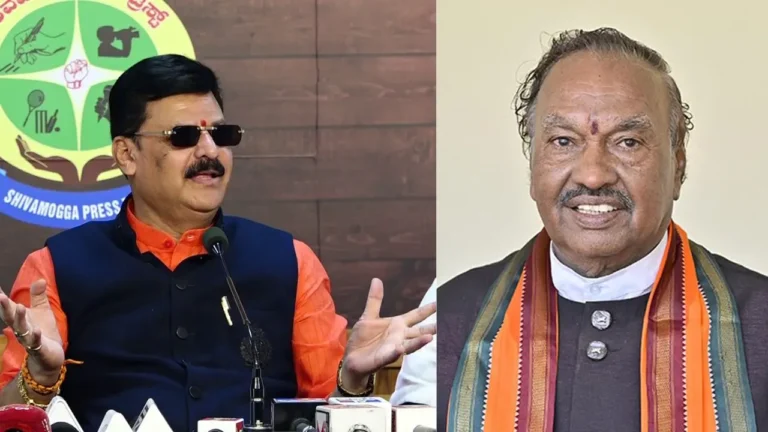 Belur Predicts Eshwarappa s Political Future