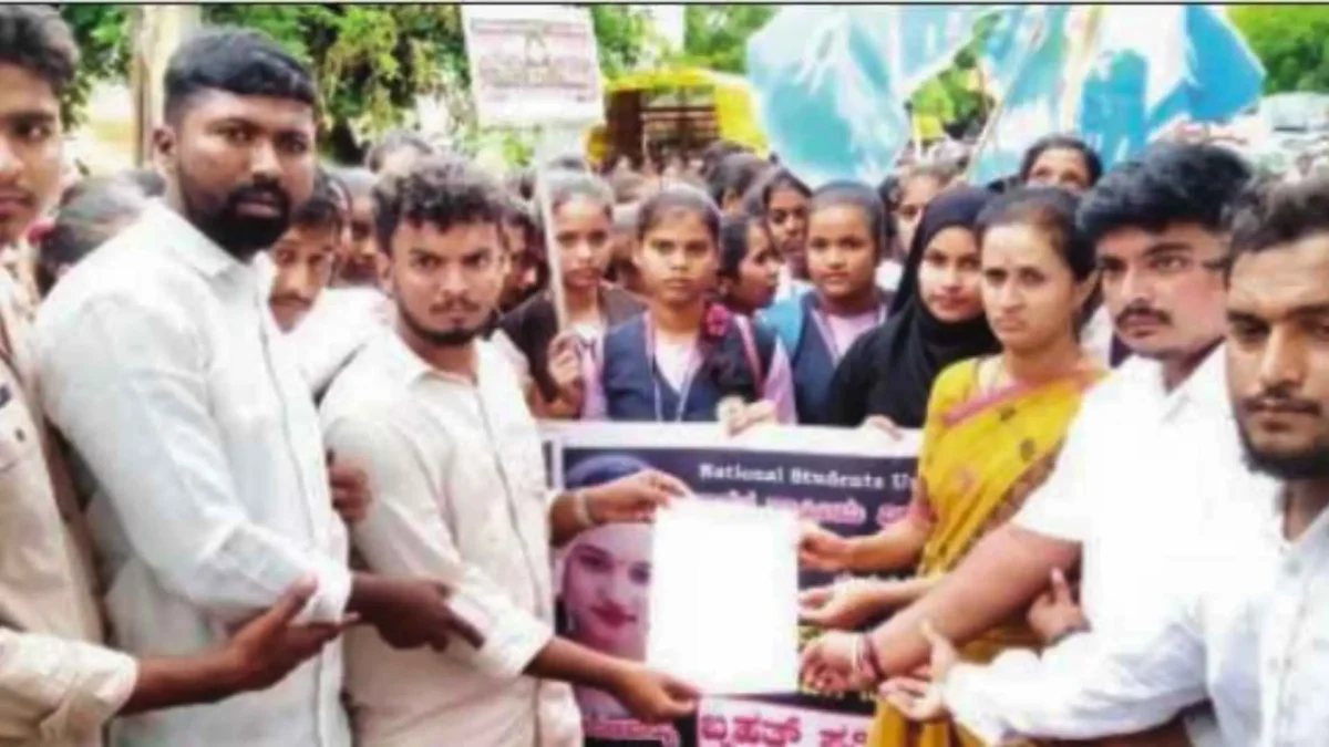 ಶಿವಮೊಗ್ಗದಲ್ಲಿ ಜಸ್ಟೀಸ್ ಫಾರ್ ಸಂಗೀತಾ ಹೋರಾಟ! ಬೀದಿಗಿಳಿದ ವಿದ್ಯಾರ್ಥಿಗಳು! ಕಾರಣವಿದೆ! 1 Malenadu Today Shivamogga