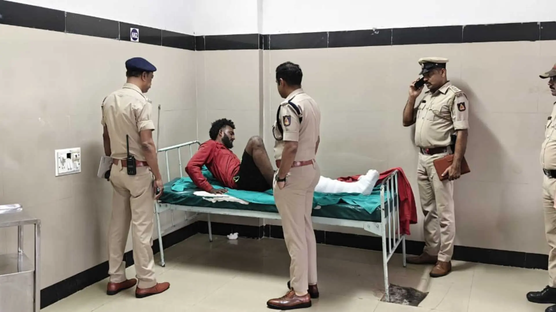 ಬೆಳಗ್ಗೆ ಮುಂಚೆ, ದೊಡ್ಡಪೇಟೆ ಪೊಲೀಸರಿಂದ 2 ರೌಂಡ್​ ಫೈರ್! ಕಿಶೋರ್​ ಕಾಲಿಗೆ ಗುಂಡು