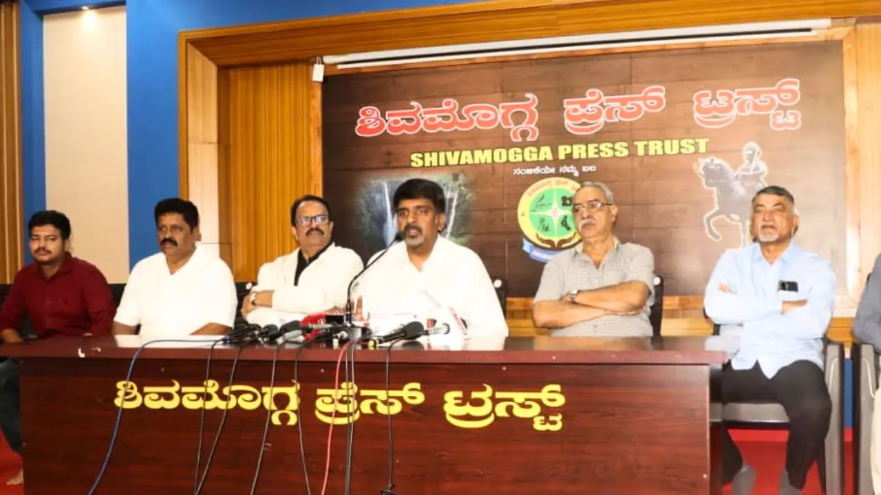 ಶಿವಮೊಗ್ಗ: ಮಹಾರಾಜ ಟ್ರೋಫಿ ಗೆದ್ದ ಶಿವಮೊಗ್ಗ ಯೋಧಾಸ್ ತಂಡಕ್ಕೆ ಸೋಮವಾರ ಅದ್ಧೂರಿ ವಿಜಯೋತ್ಸವ