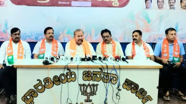 Shivamogga BJP Launches Door-to-Door Voter Drive