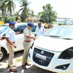 Shivamogga Police Action Against Abandoned Vehicles and Drunk City Bus Drivers
