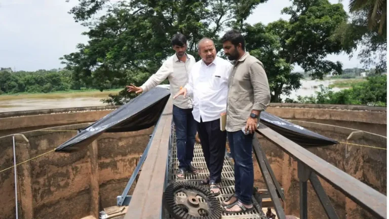 Water Scarcity MLA SN Channabasappa Inspects