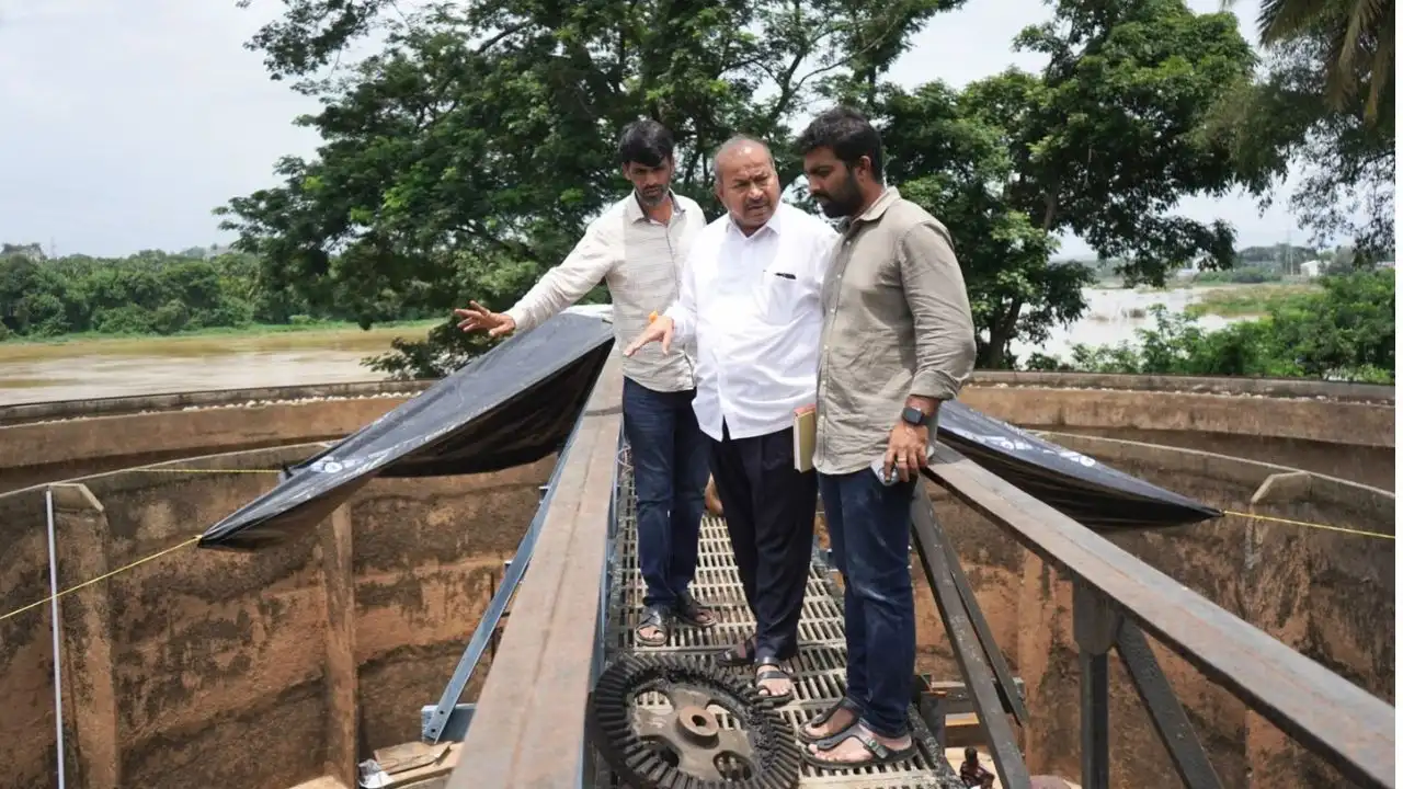 ಶಿವಮೊಗ್ಗ ಕುಡಿಯುವ ನೀರು ವ್ಯತ್ಯಯ: ನ್ಯೂ ಮಂಡ್ಲಿ ಪಂಪ್ ಹೌಸ್‌ಗೆ ಶಾಸಕ ಚನ್ನಬಸಪ್ಪ ದಿಢೀರ್ ಭೇಟಿ, 