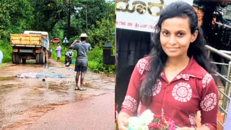 24-Year-Old Woman Dies in Tipper-Bike Collision Near Nellibeedu