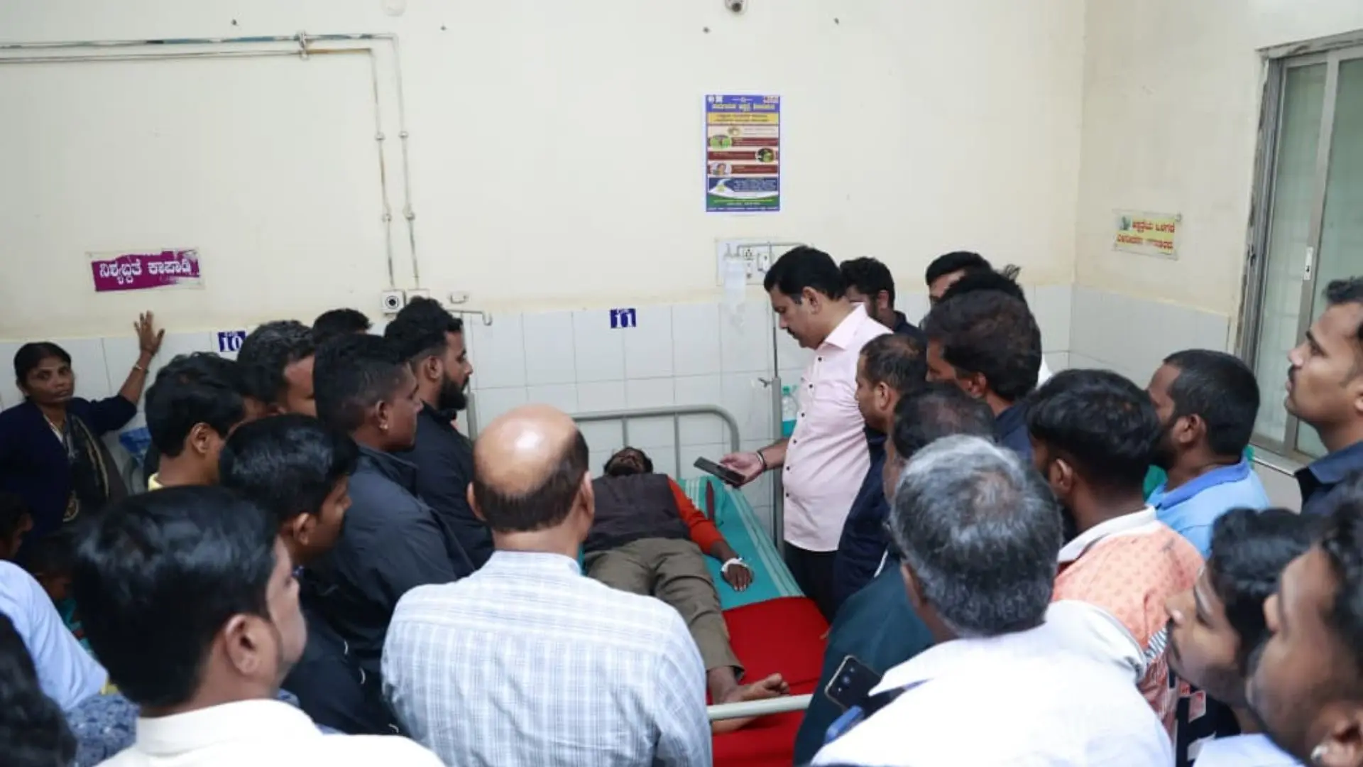 BY Vijayendra Visits Bajrang Dal Workers Injured in Shikaripura Attack