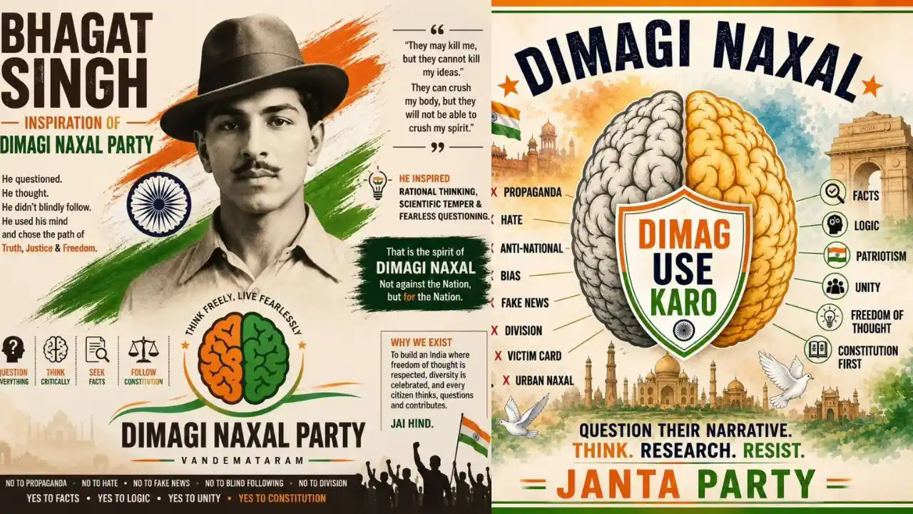 Dimagi Naxal Party Hits 5.7L Followers