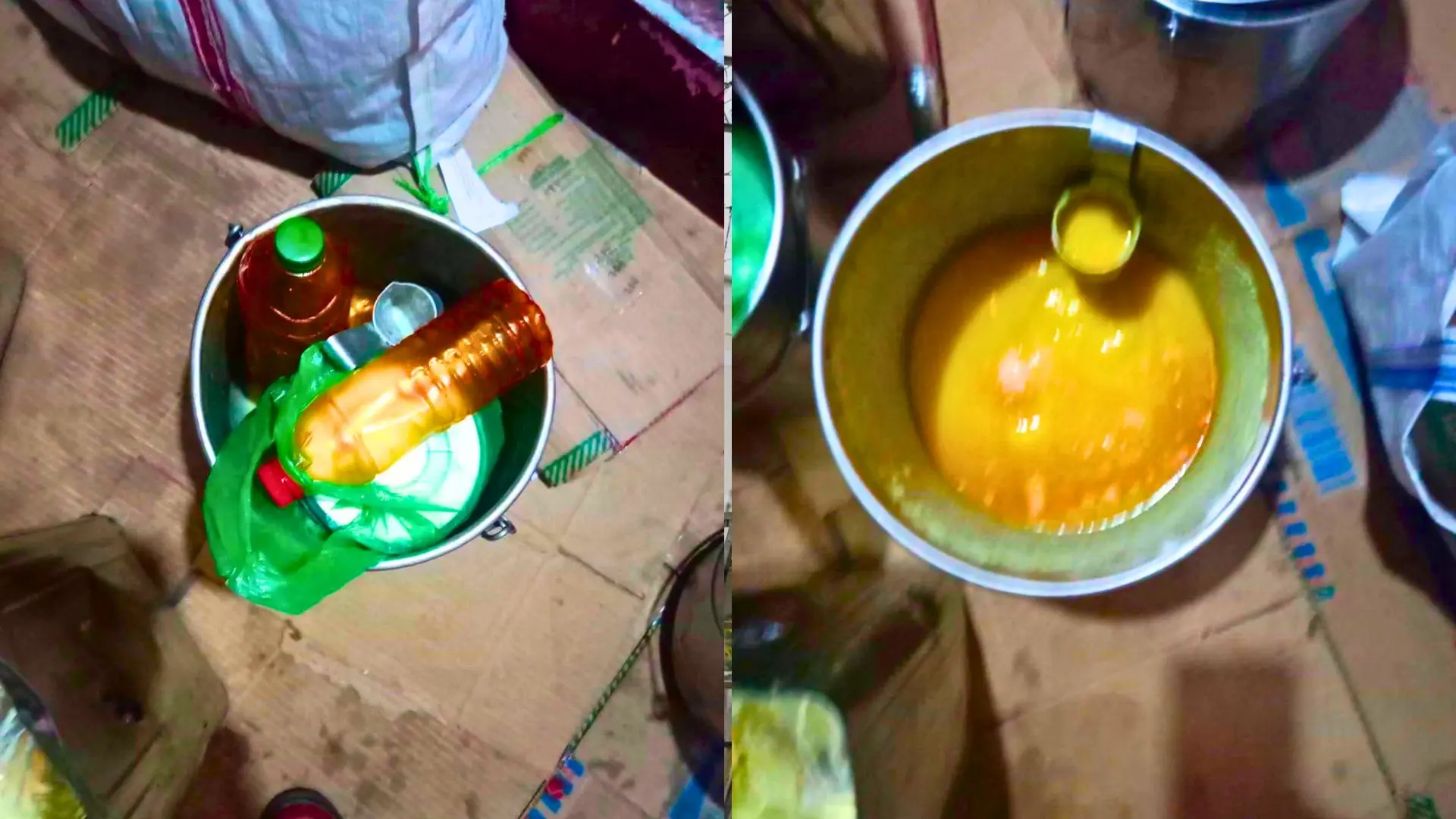 ಚಿಕ್ಕಮಗಳೂರಿನ ನಕಲಿ ನಾಟಿ ತುಪ್ಪ ತಯಾರಿಕಾ ಘಟಕದ ಮೇಲೆ ಆಹಾರ ಸುರಕ್ಷತಾ ಇಲಾಖೆ ಅಧಿಕಾರಿಗಳ ದಾಳಿ