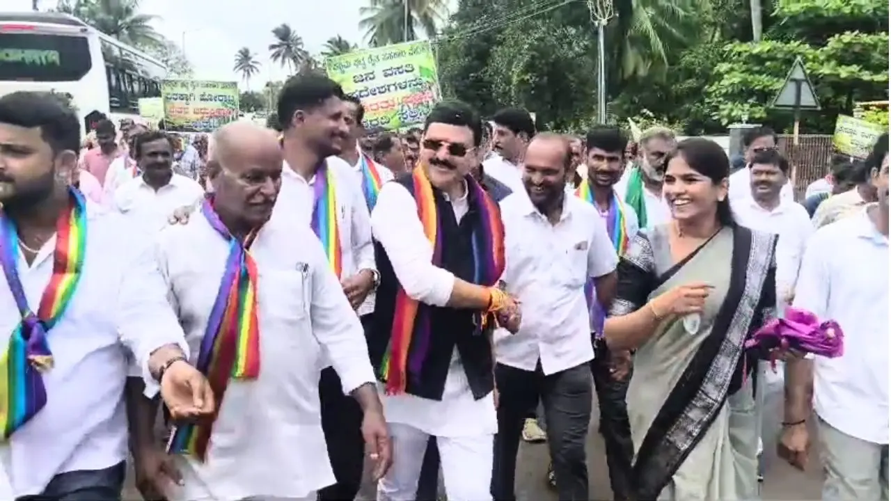 Hosanagara Padayatra Against Kasturirangan Report ಪಾದಾಯಾತ್ರೆಯಲ್ಲಿ ಭಾಗವಹಿಸಿದ ಬೇಳೂರು ಗೋಪಾಲಕೃಷ್ಣ