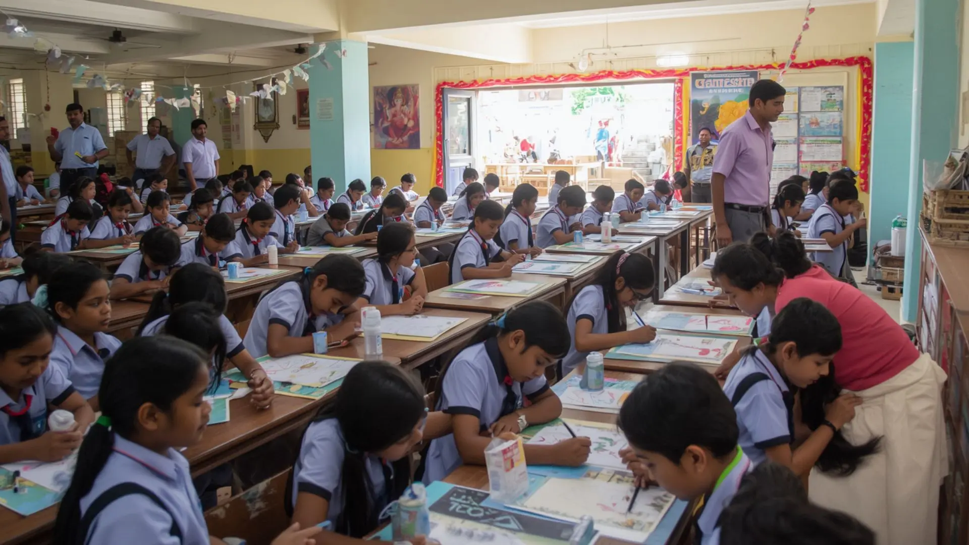 Inter School Ganesha Drawing Competition on Aug 22 in Shivamogga