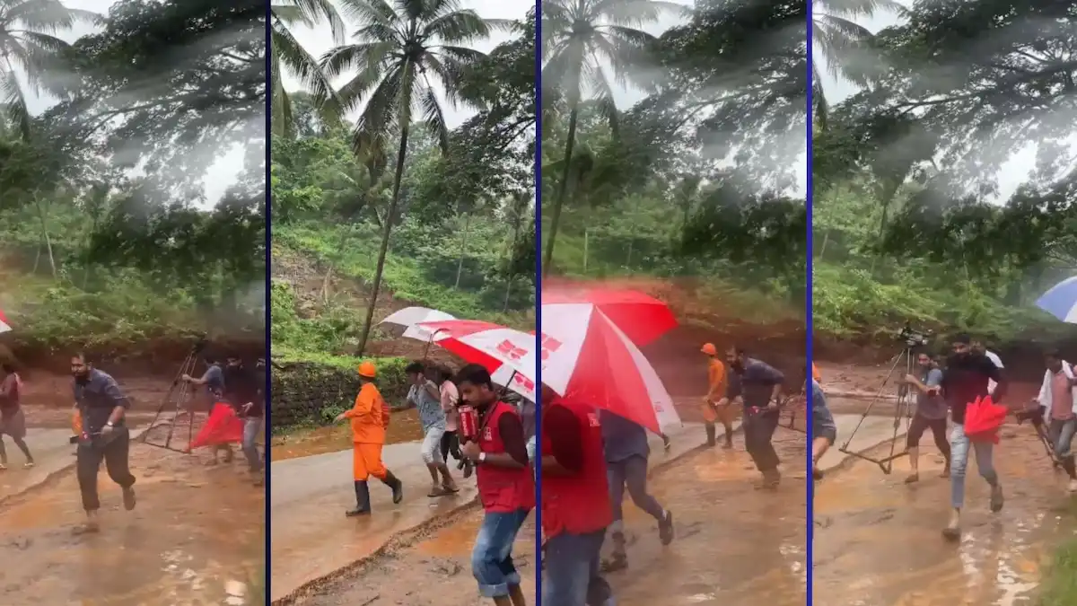Landslide in Karathod Near Malappuram Blocks Nadukani-Parappanangadi Highway